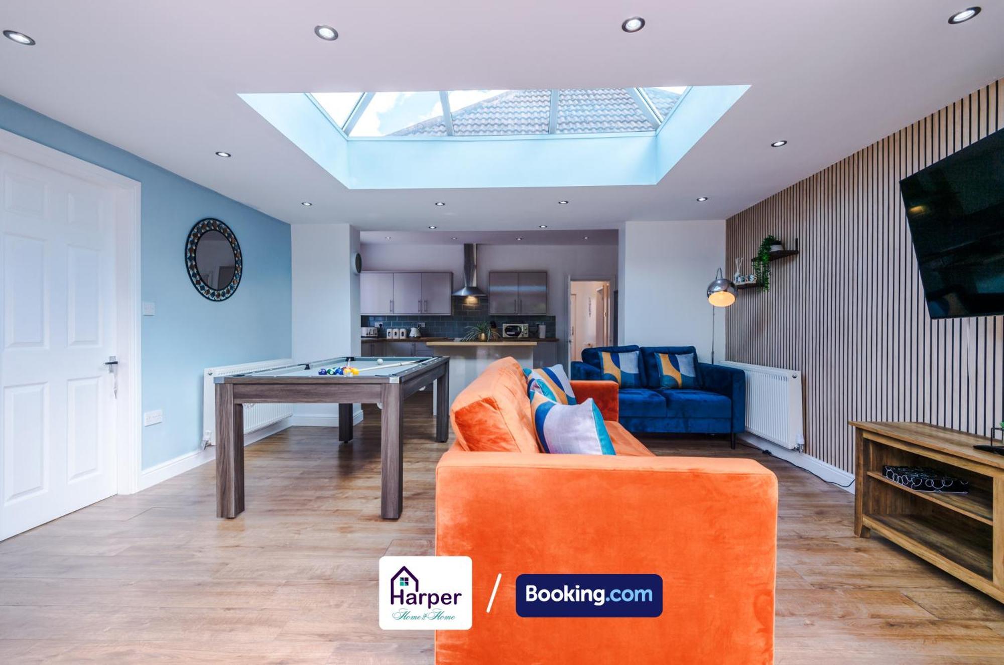 Spacious Detached Bungalow By Harperletting Short Lets & Serviced Accommodation Buckely With Pool Table & Driveway Buckley Eksteriør billede